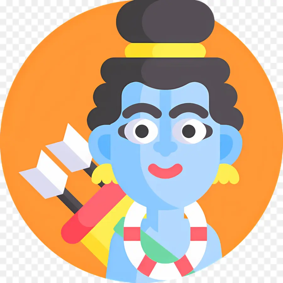 Rama，Divinité Bleue PNG