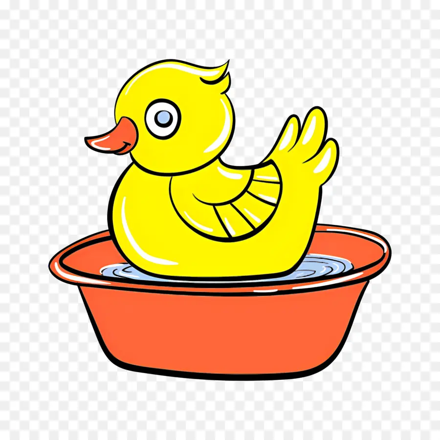 Canard De Dessin Animé，Canard En Caoutchouc PNG