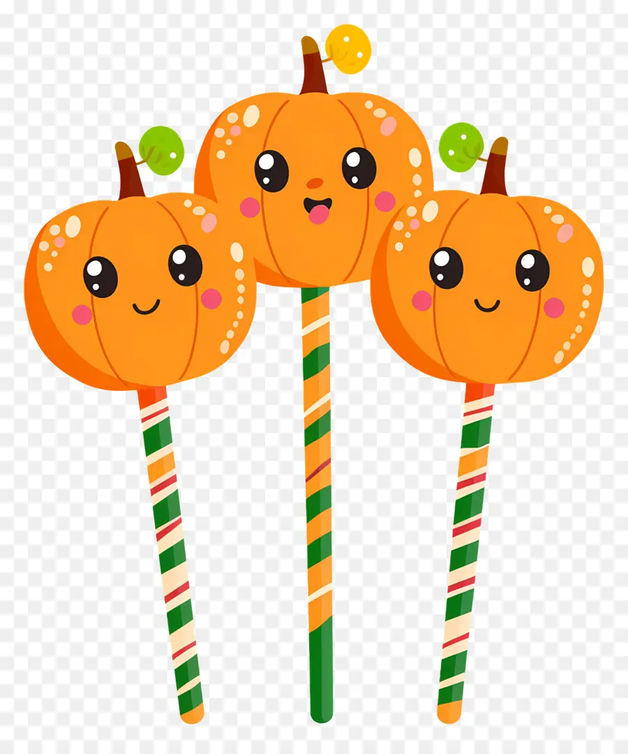 Sucette D'halloween，Sucettes à La Citrouille PNG