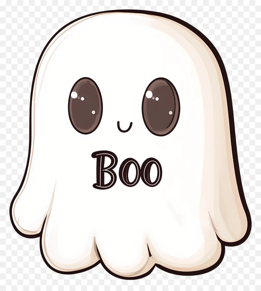 Bouh D'halloween，Fantôme Mignon PNG