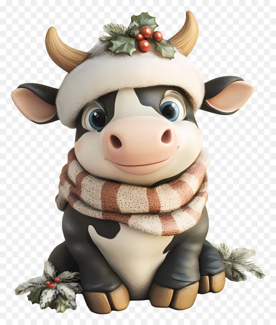 Vache De Noël，Vacances PNG