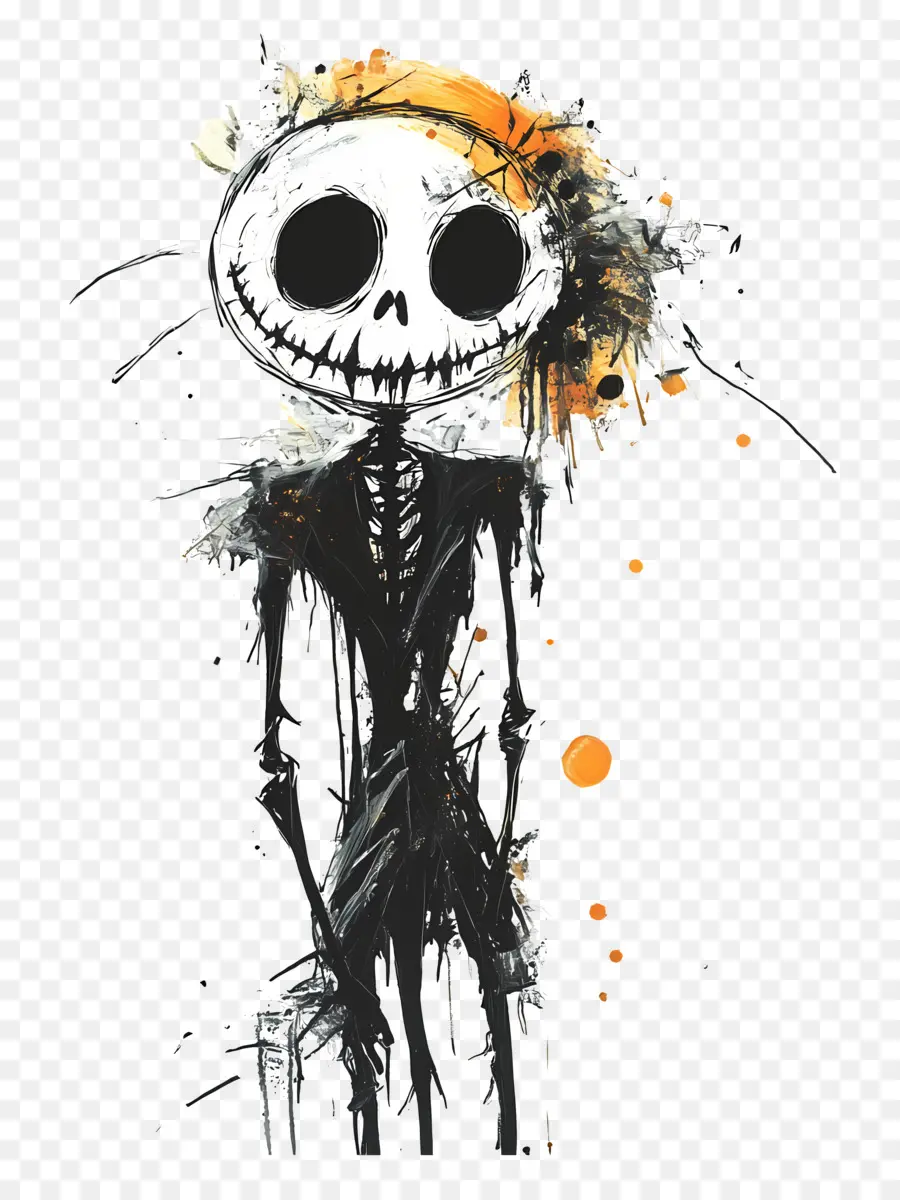 Nuit D'halloween，Caractère Squelette PNG