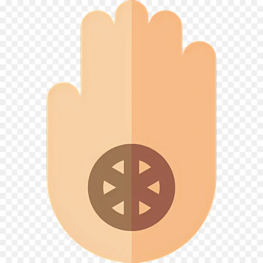 Symbole Du Karma，Main Avec Symbole PNG