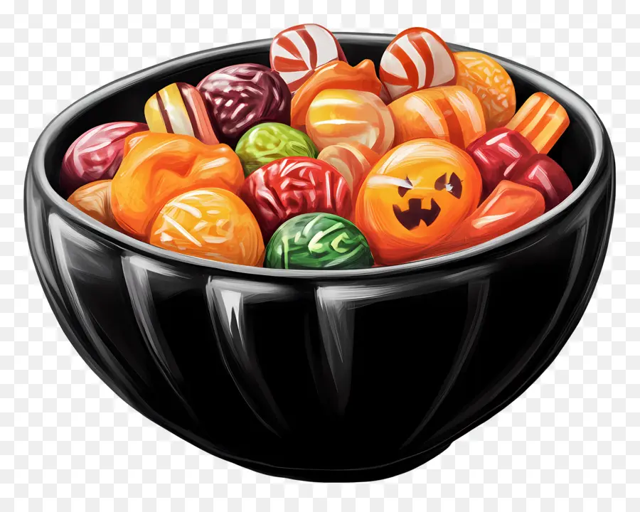 Bol De Bonbons D'halloween，Bol De Bonbons PNG