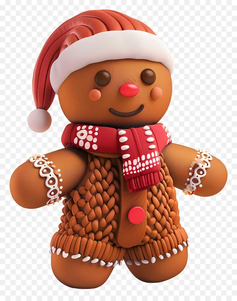 Bonhomme En Pain D'épice，Noël PNG