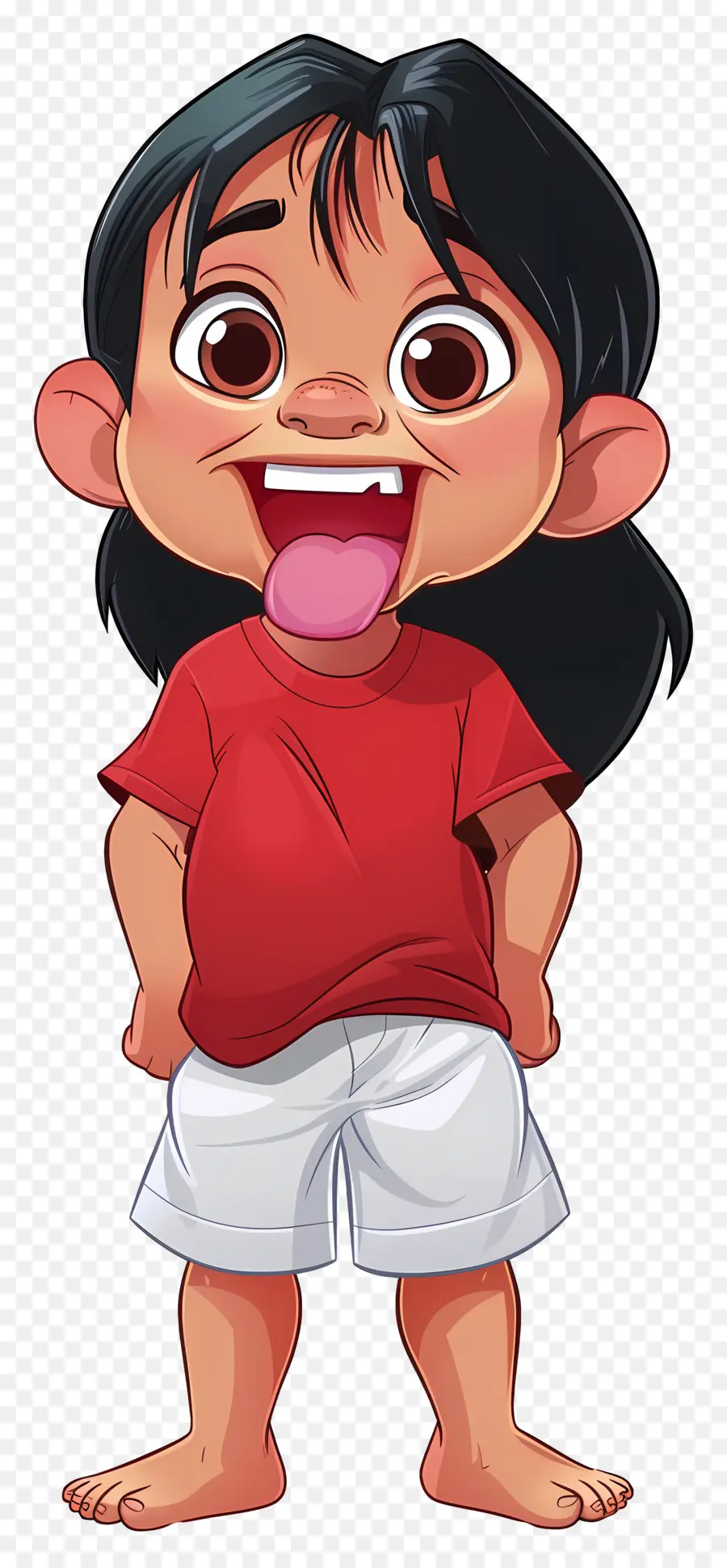 Personnage De Lilo，Enfant De Dessin Animé PNG