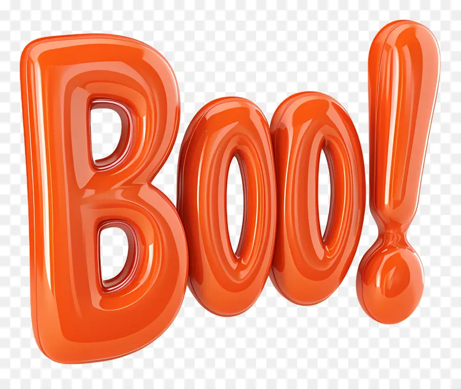 Bouh D'halloween，Bouh Orange PNG