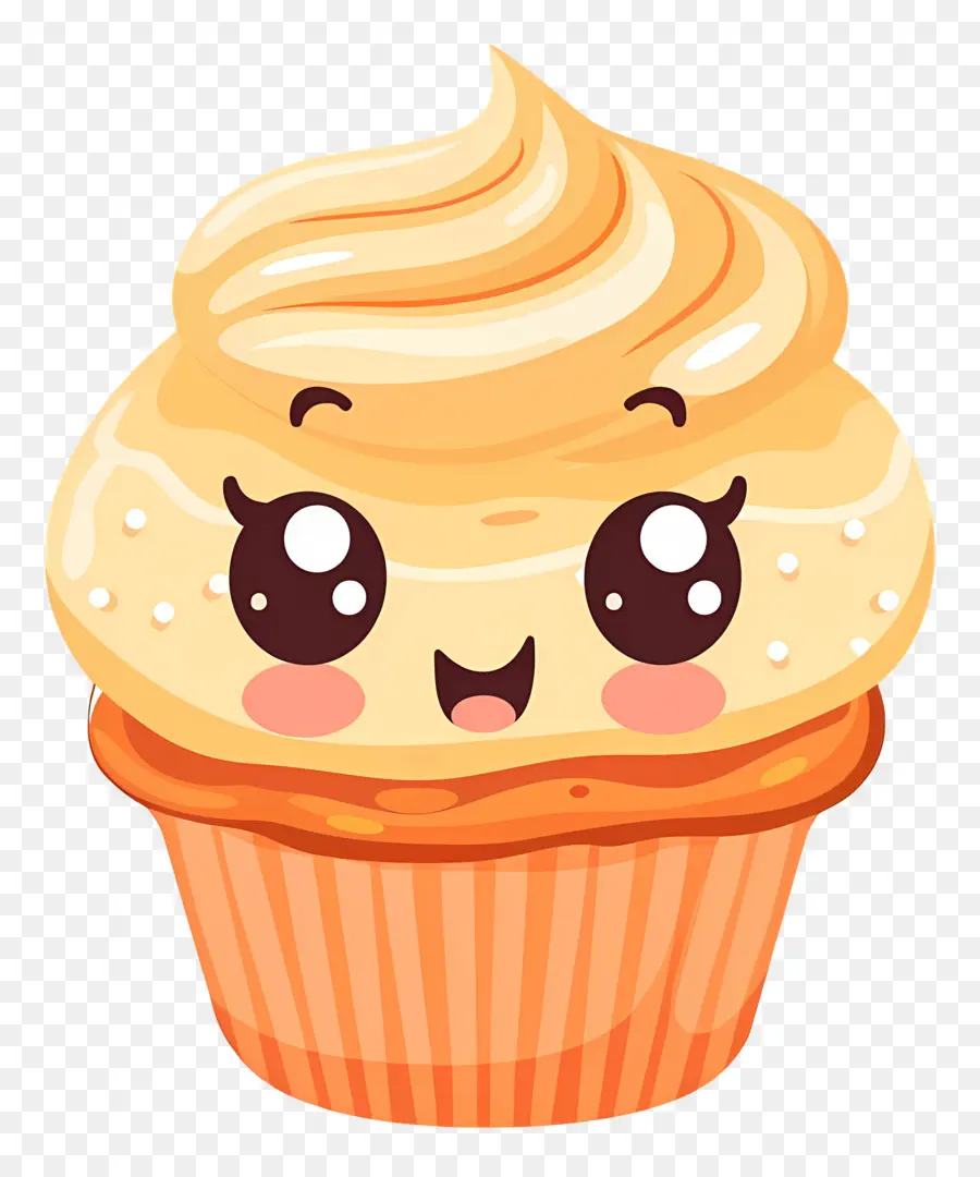 Cupcake Kawaii，Petit Gâteau PNG