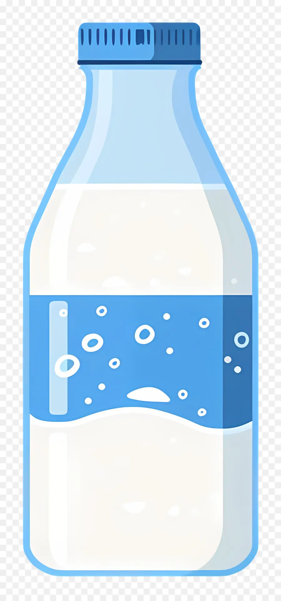 Bouteille De Lait，Bouteille Bleue PNG