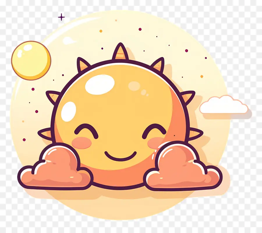 Soleil Kawaii，Soleil Souriant PNG