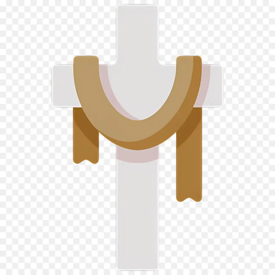 Croix Chrétienne，Croix Avec Du Tissu PNG