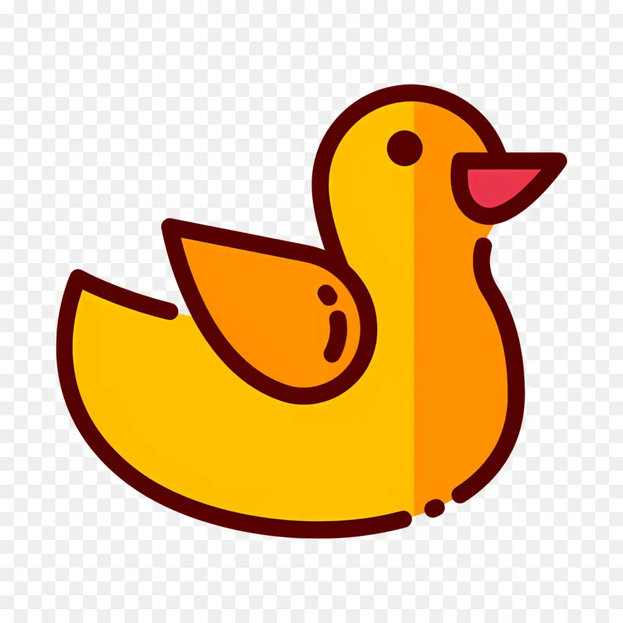 Canard De Dessin Animé，Canard Jaune PNG