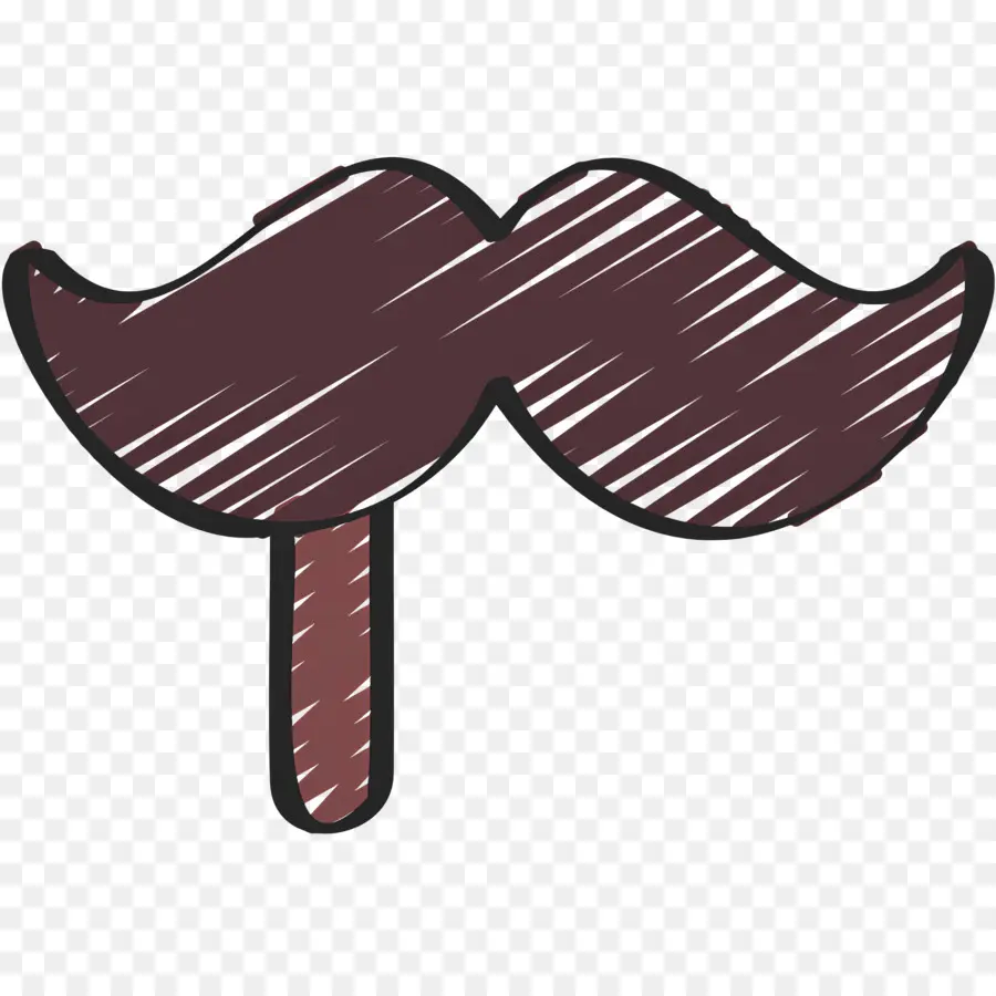 Moustache，Moustache Sur Bâton PNG