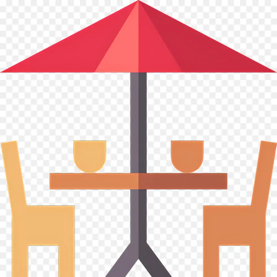 Table Basse，Table D'extérieur Avec Parasol PNG