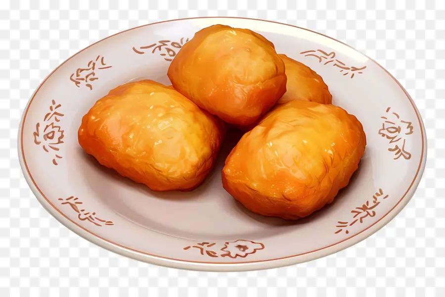 Pain Pakora，Pâtisseries Dorées PNG