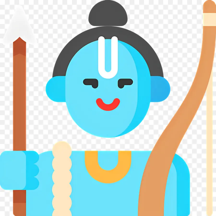 Rama，Divinité Bleue PNG