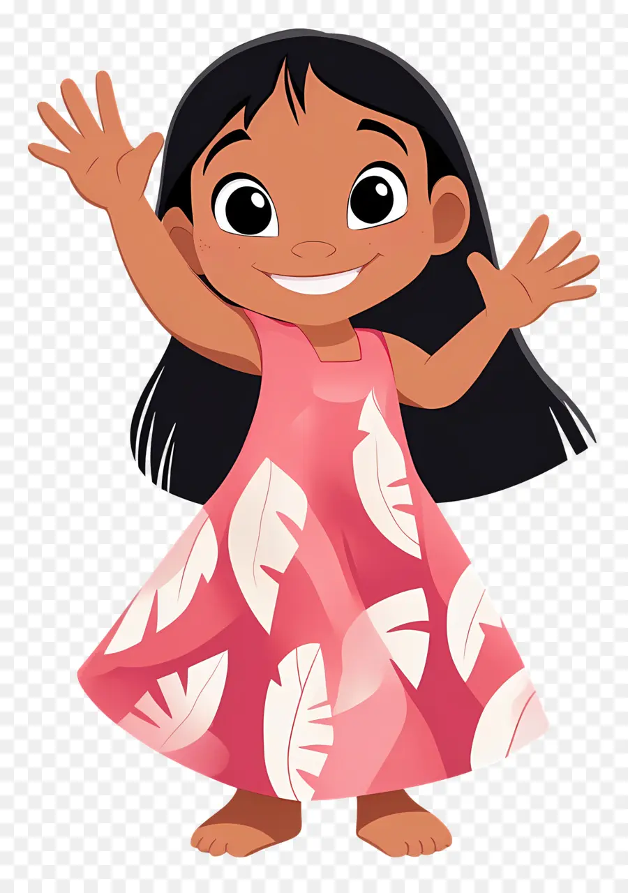 Personnage De Lilo，Fille De Dessin Animé PNG