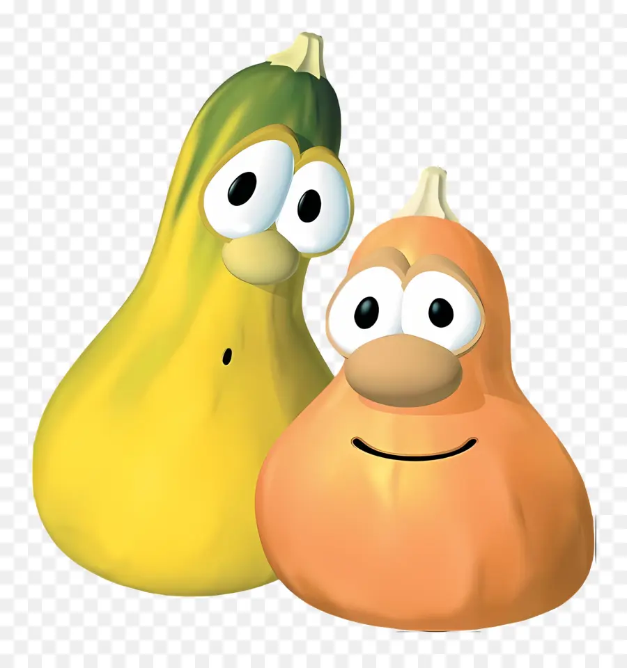 Contes Végétariens，Personnages De Courge De Dessin Animé PNG