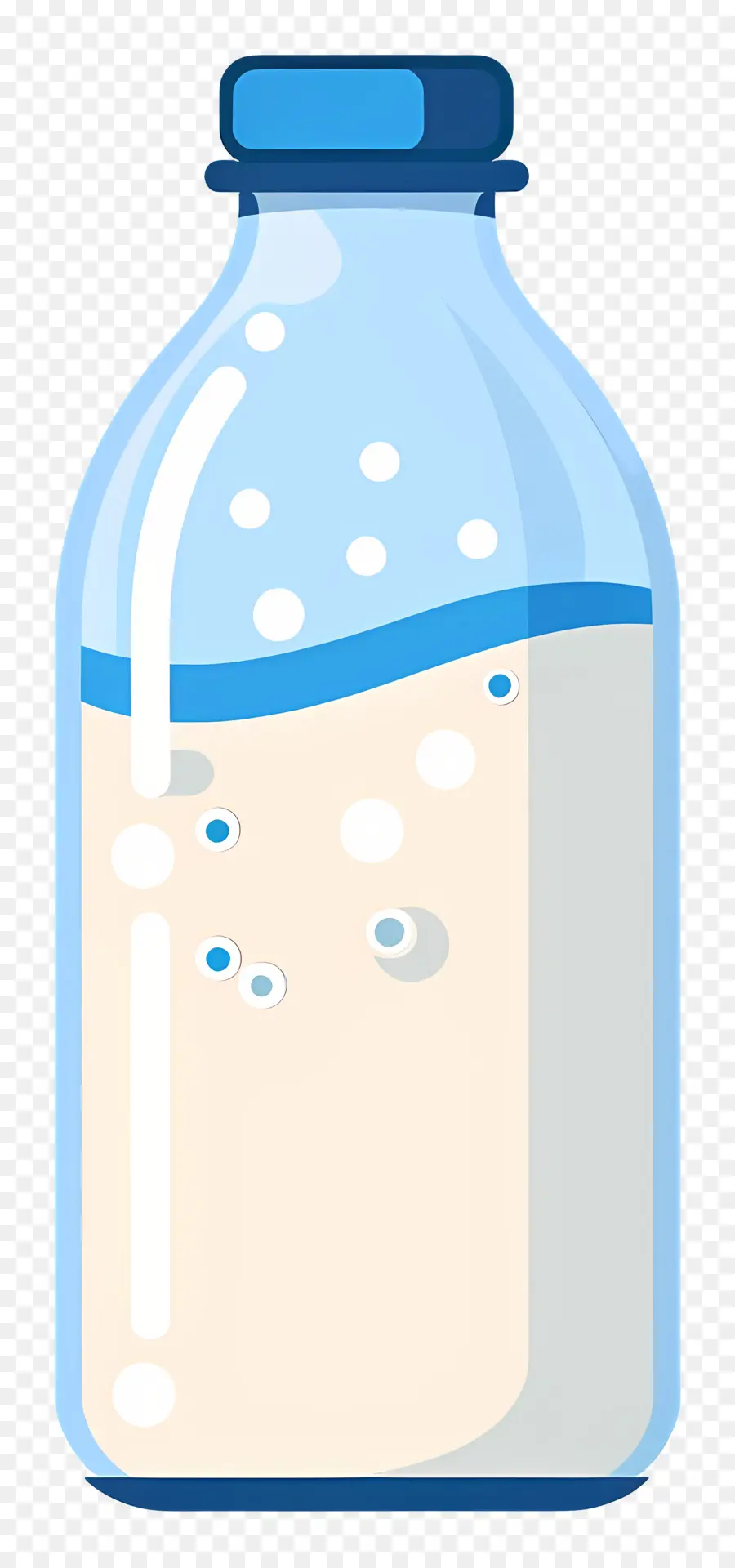 Bouteille De Lait，Bouteille Bleue PNG