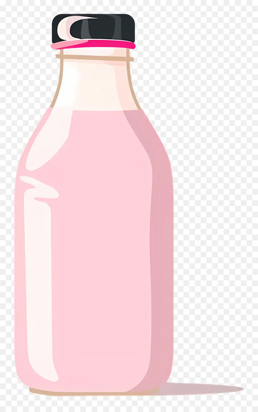 Bouteille De Lait，Bouteille Rose PNG