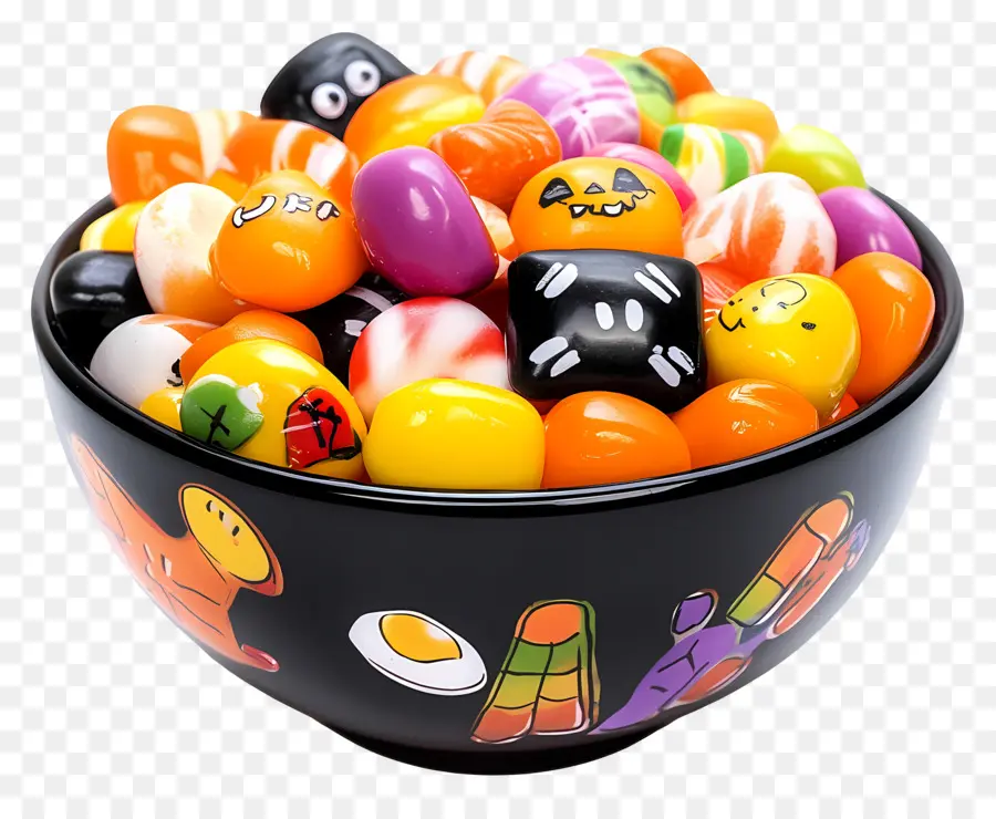 Bol De Bonbons D'halloween，Bol PNG