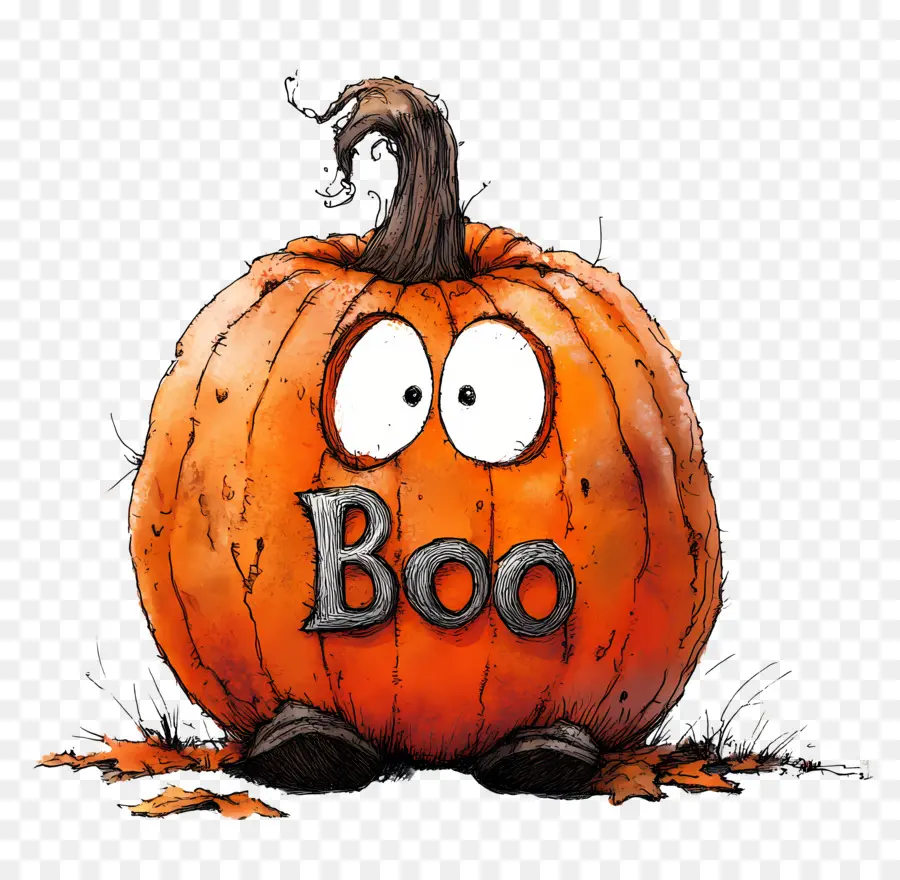 Bouh D'halloween，Citrouille Bleue PNG