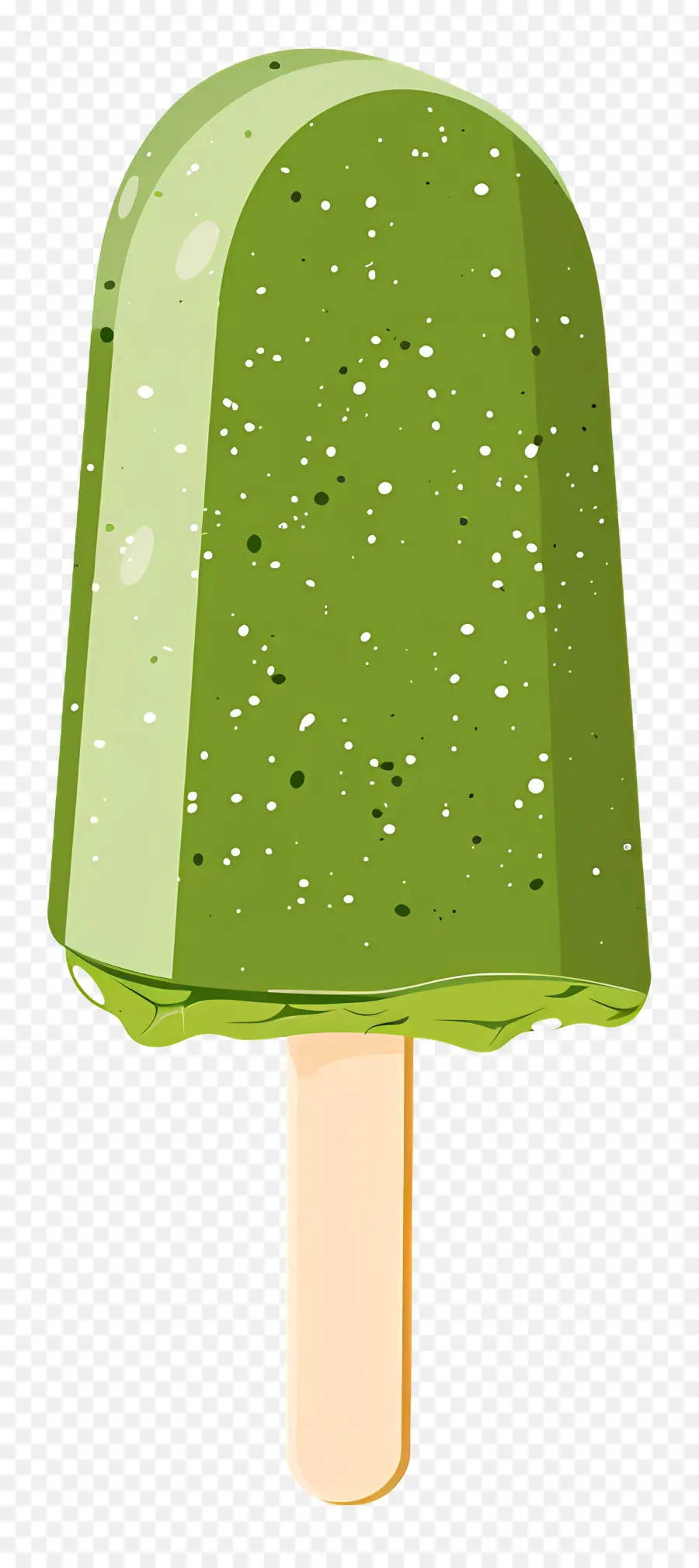 Glace Au Matcha，Glace Glacée Verte PNG