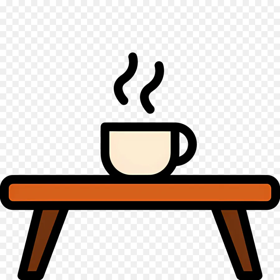 Table Basse，Café Sur Table PNG