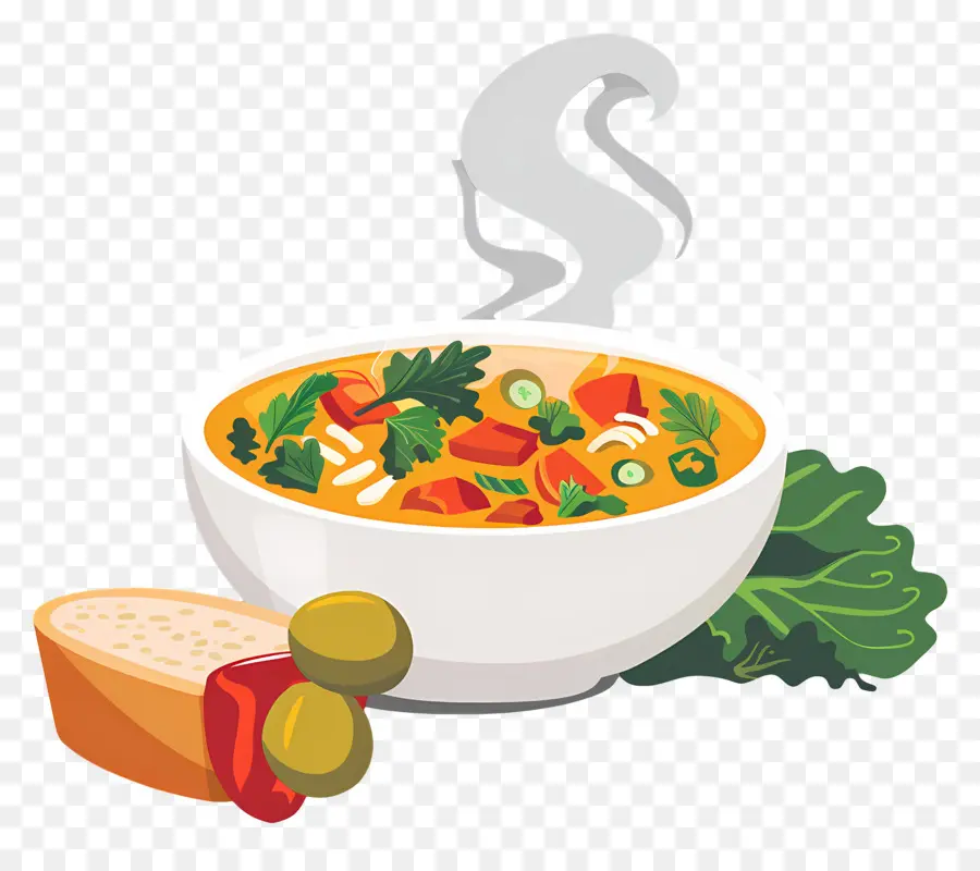 Nourriture Délicieuse，Soupe Aux Légumes PNG