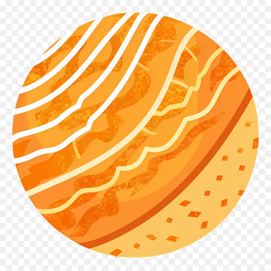 Pain Rond，Cercle Orange PNG