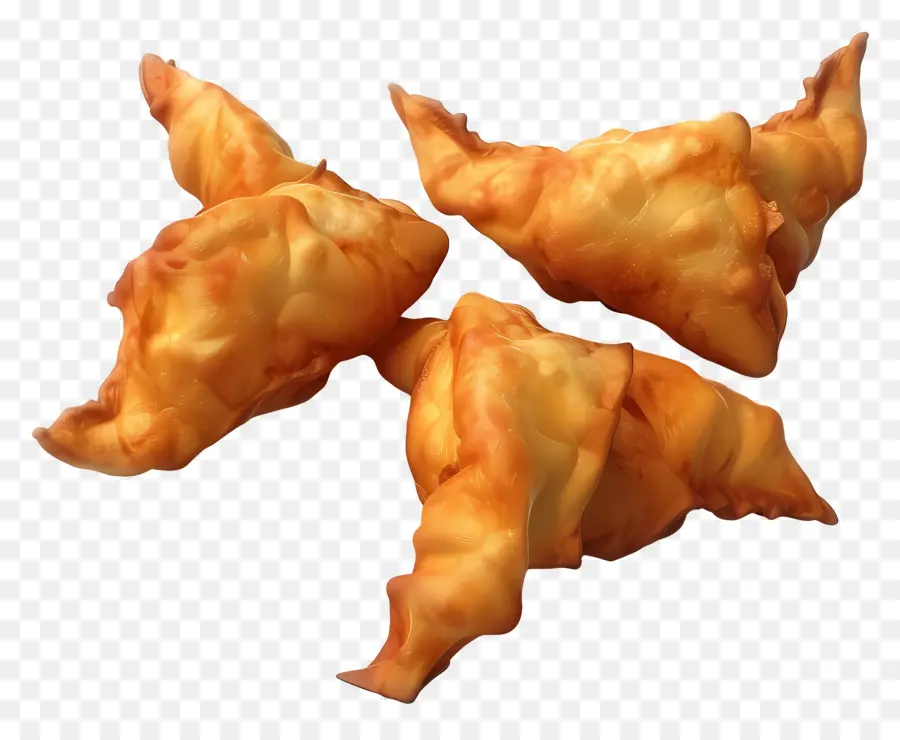 Pain Pakora，Raviolis Frits PNG