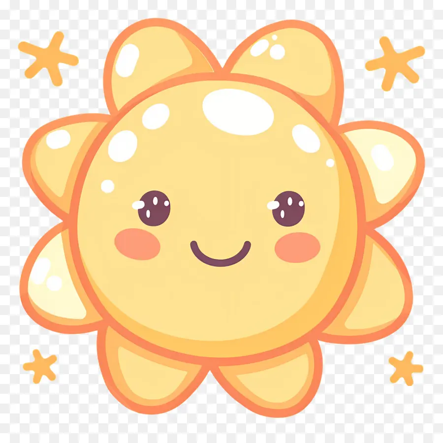 Soleil Kawaii，Joyeux Soleil PNG