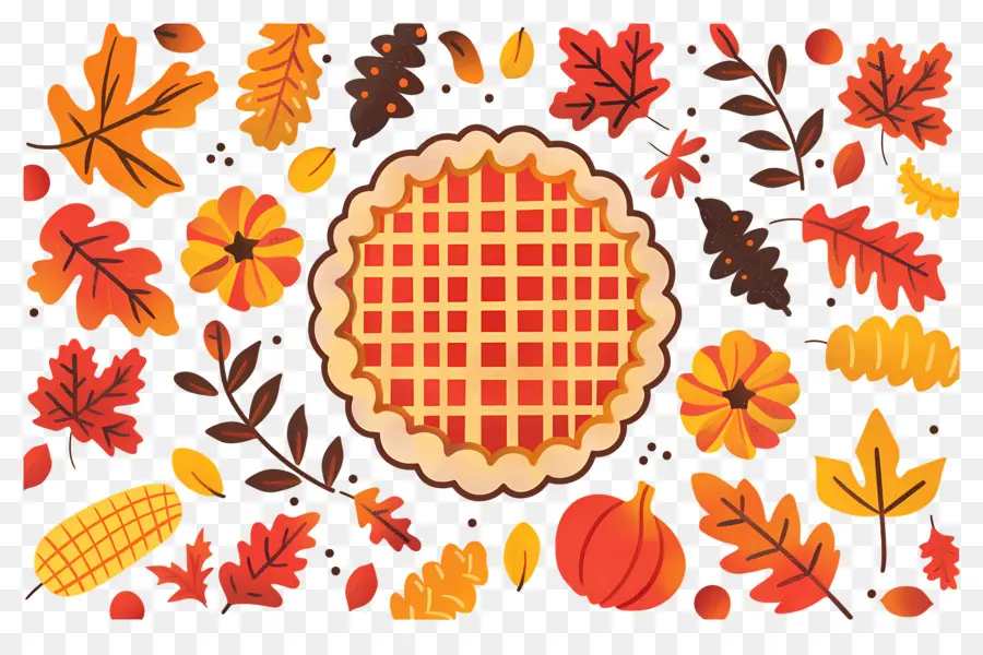 Tarte De Thanksgiving，Tarte D'automne PNG