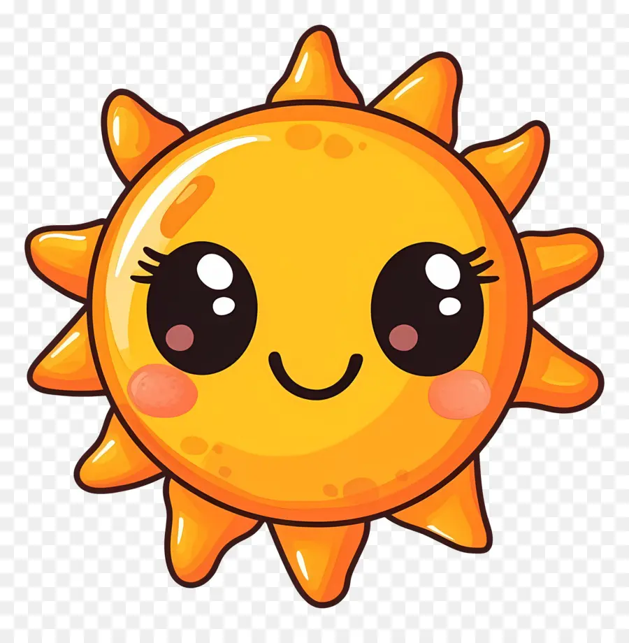 Soleil Kawaii，Soleil Mignon PNG