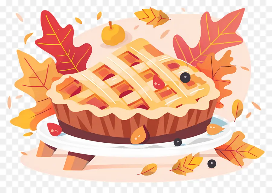 Tarte De Thanksgiving，Tarte D'automne PNG