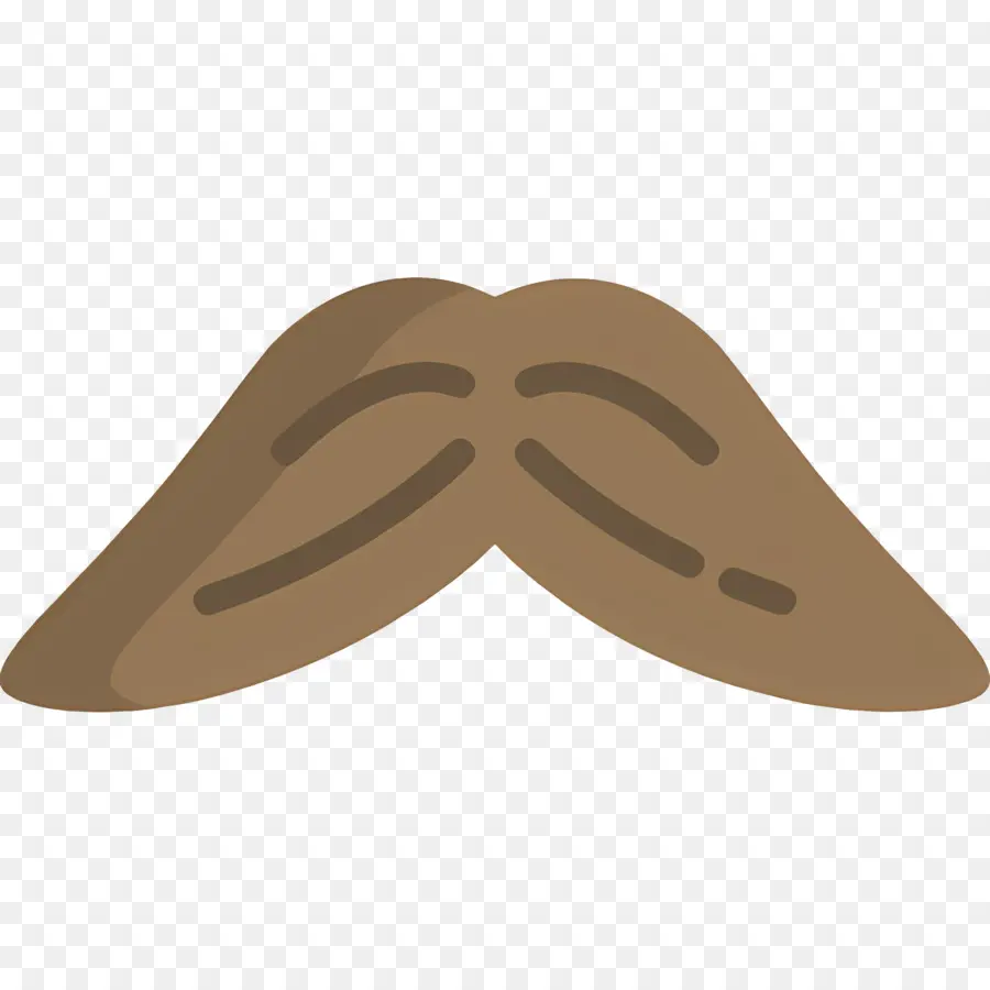 Moustache，Moustache Brune PNG