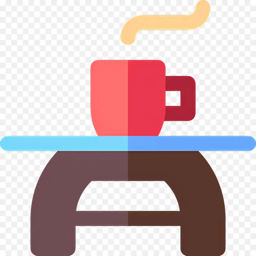 Table Basse，Tasse à Café Sur La Table PNG