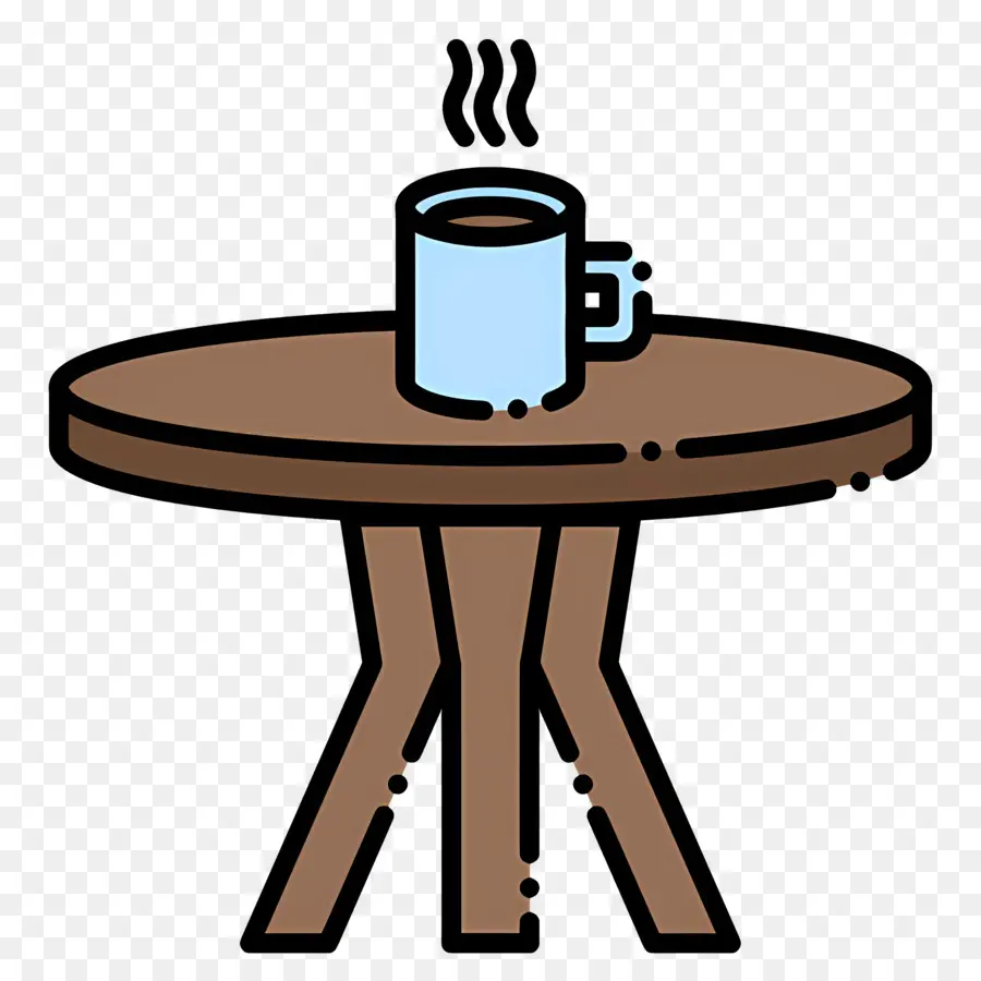 Table Basse，Café Sur Table PNG