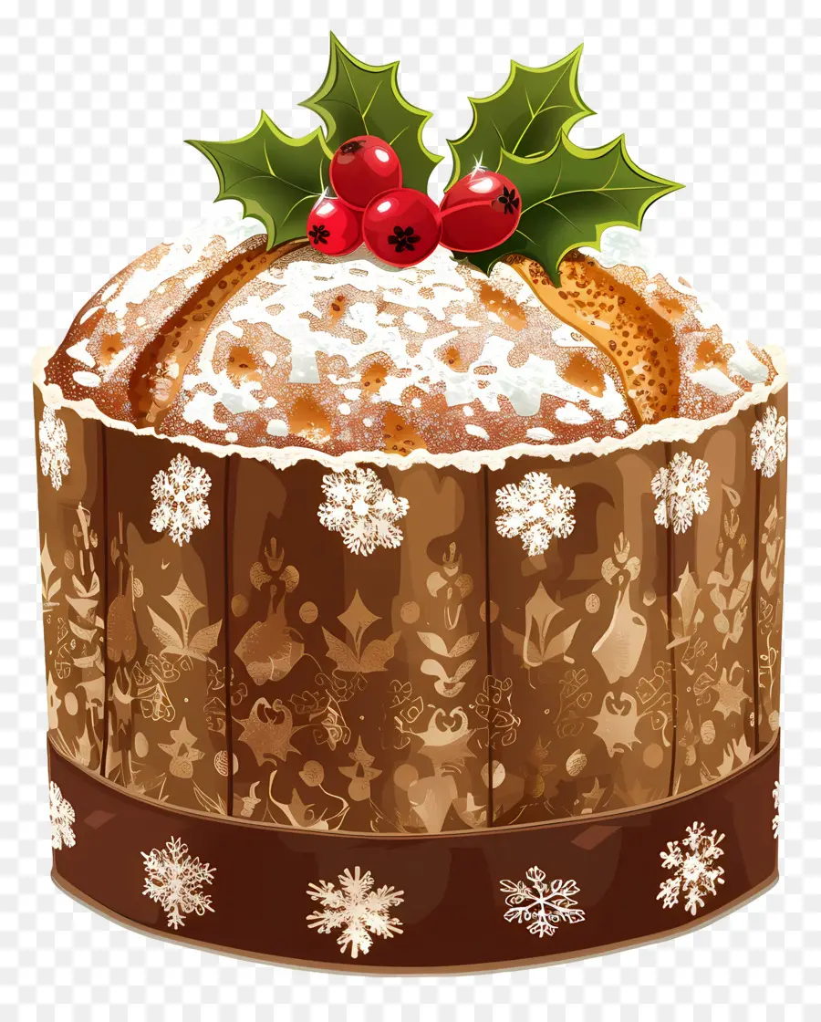 Panettone，Gâteau De Noël PNG