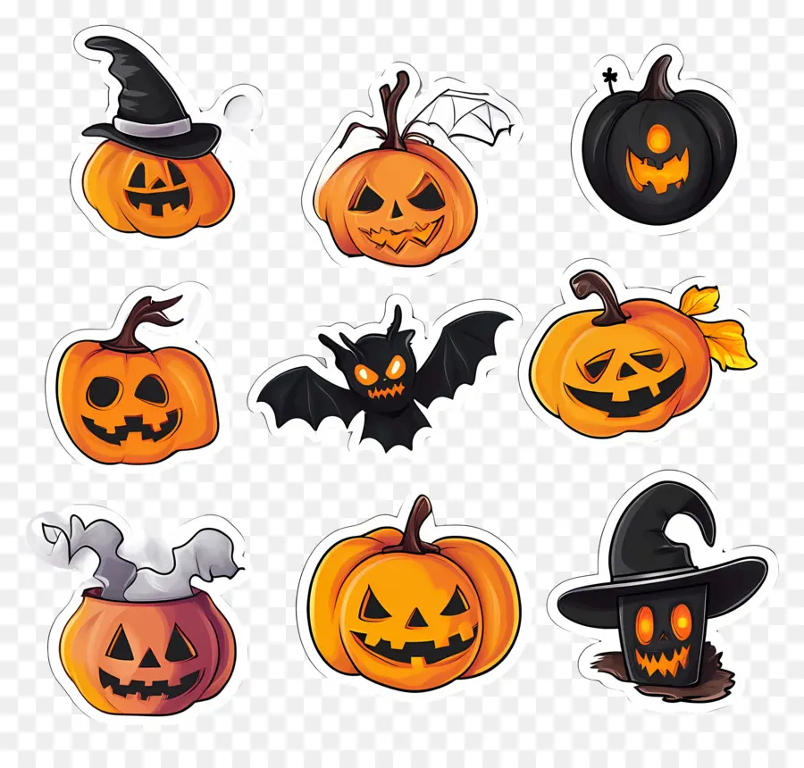 Modèle De Bannière D'halloween，Citrouilles PNG