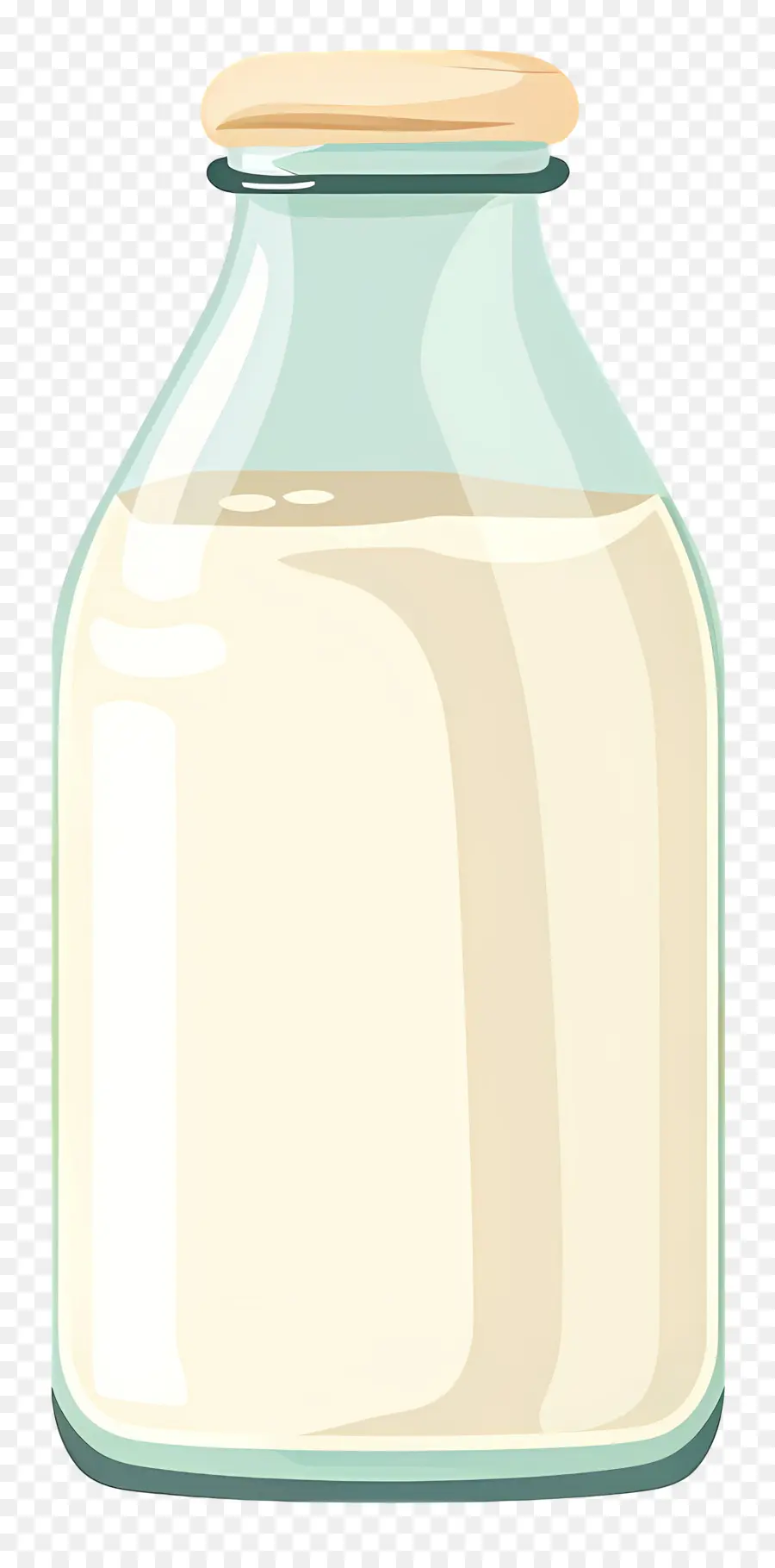 Bouteille De Lait，Verre PNG