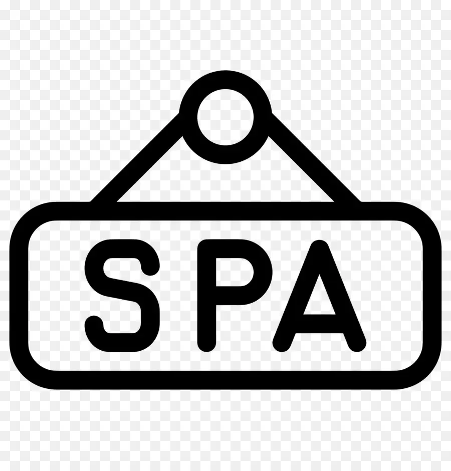 Symbole Du Spa，Panneau De Spa Noir PNG