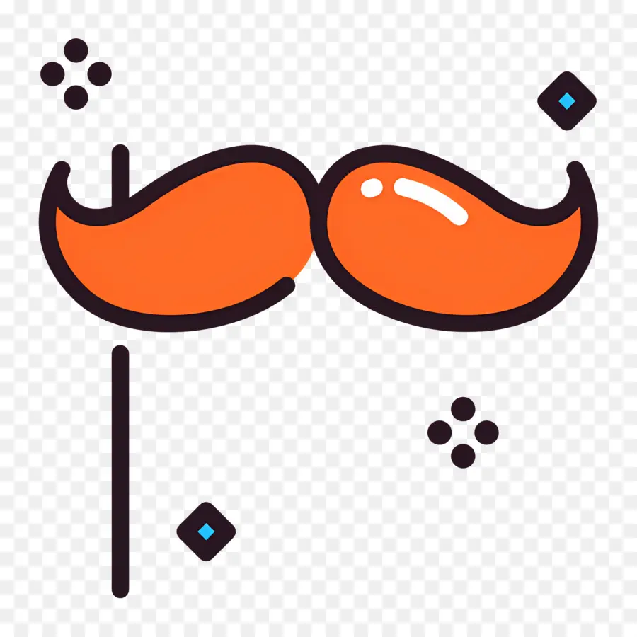 Moustache，Moustache Orange PNG