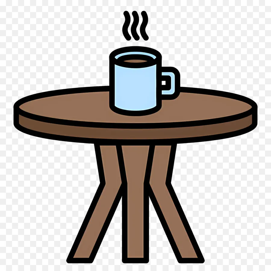 Table Basse，Café Sur Table PNG