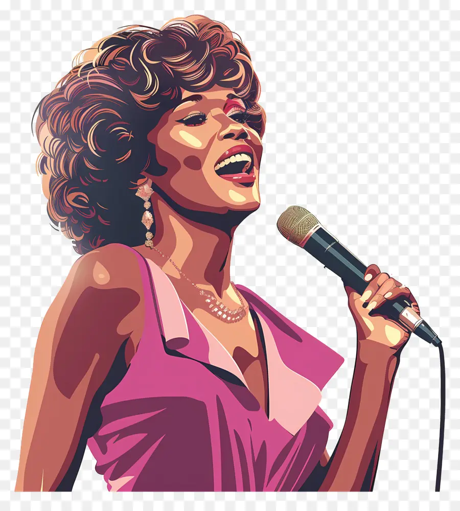 Whitney Houston，Femme Qui Chante PNG