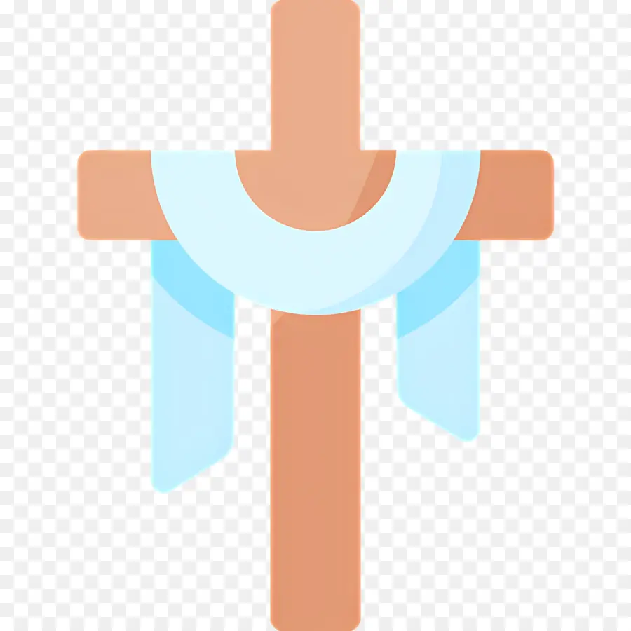 Croix Chrétienne，Croix Avec Tissu PNG