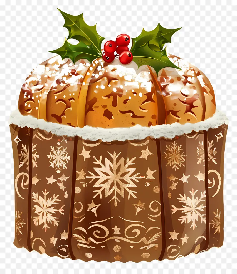 Panettone，Gâteau De Noël PNG