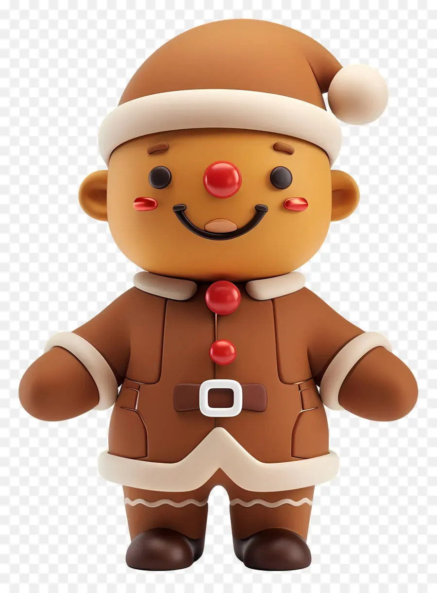 Bonhomme En Pain D'épice，Figurine En Pain D'épice PNG