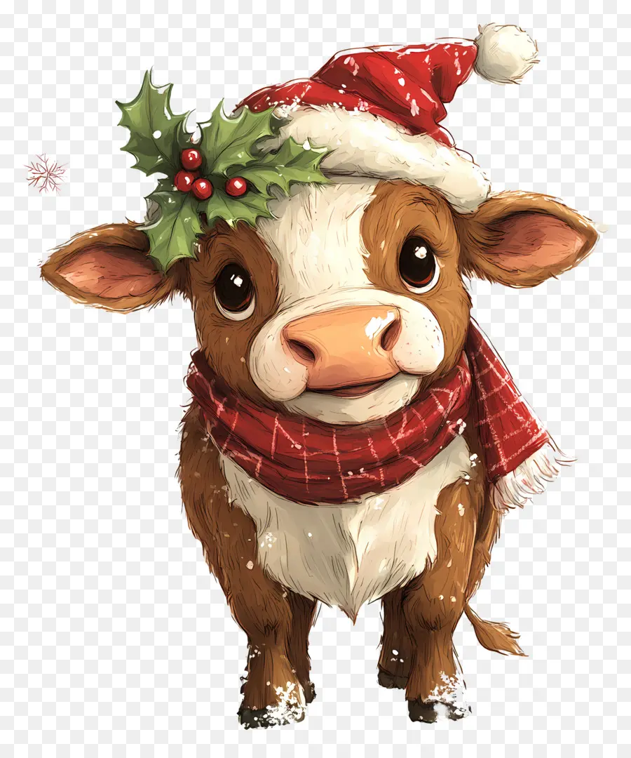 Vache De Noël，Vacances PNG