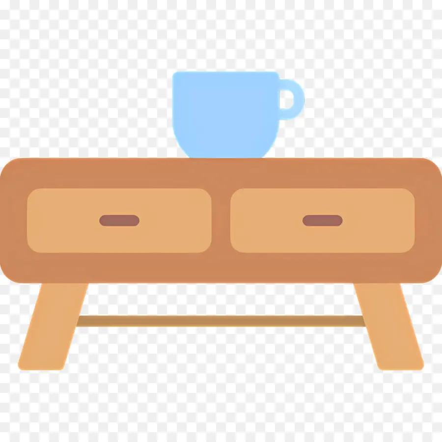 Table Basse，Table Avec Tasse PNG